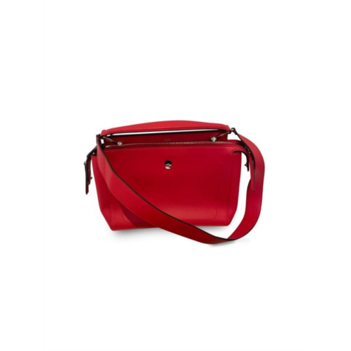 Fendi Dotcom Shoulder Bag In Red Leather