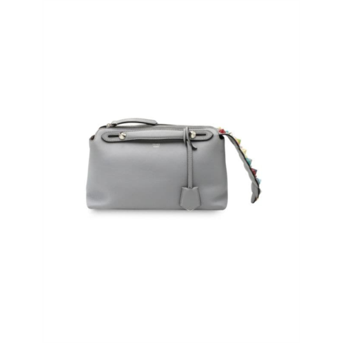 Fendi By The Way Small Bag In Blue Grey Calfskin Leather