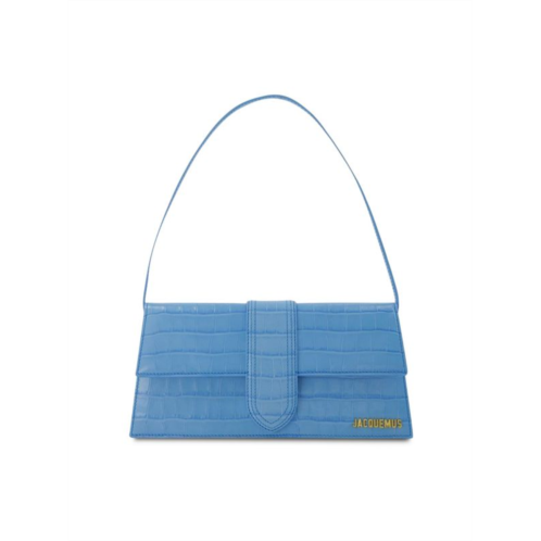 Le Bambino Long Bag - Jacquemus - Blue - Leather