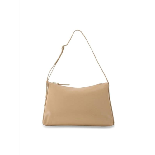 Prism Hobo Bag - Manu Atelier - Beige - Leather