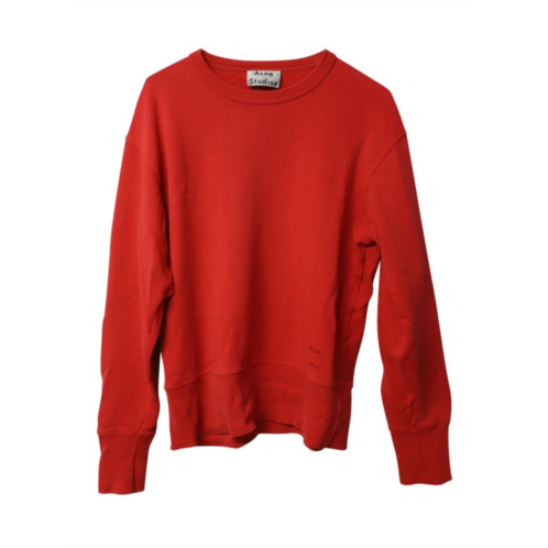 Acne Studios Sweatshirt In Red Cotton