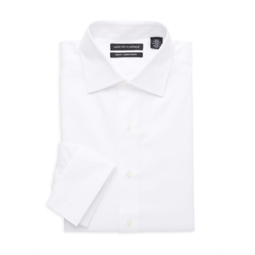Saks Fifth Avenue Slim-Fit French Cuff Cotton Dress Shirt