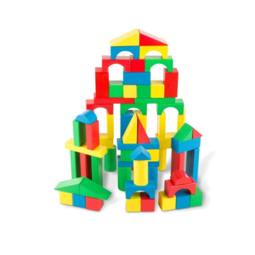 Melissa & Doug 100 Wood Blocks Set