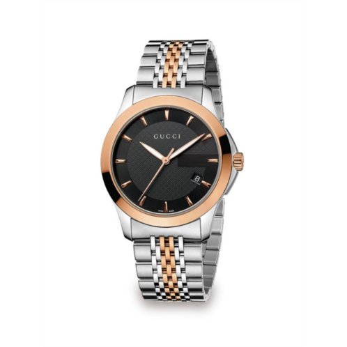 Gucci G-Timeless Two-Tone Stainless Steel Bracelet Watch/38MM