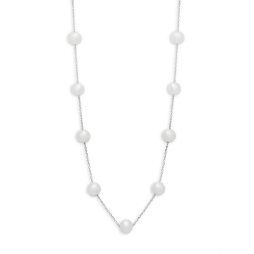 Effy 5MM Freshwater Pearls & 14K White Gold Necklace