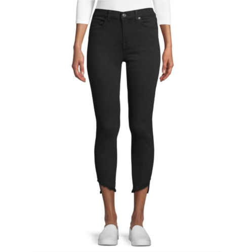 7 For All Mankind Gwen Frayed Cuff Ankle Jeans