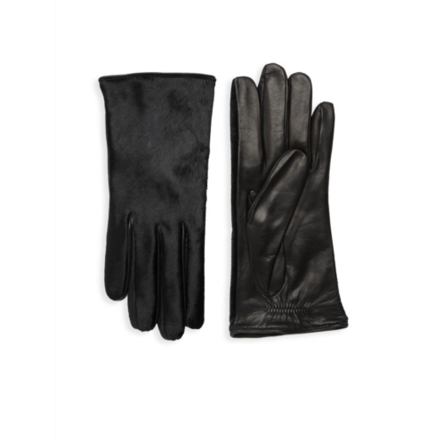 Portolano Dyed Calf Hair Leather Gloves