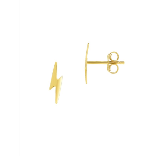 Saks Fifth Avenue 14K Yellow Gold Lightning Bolt Stud Earrings