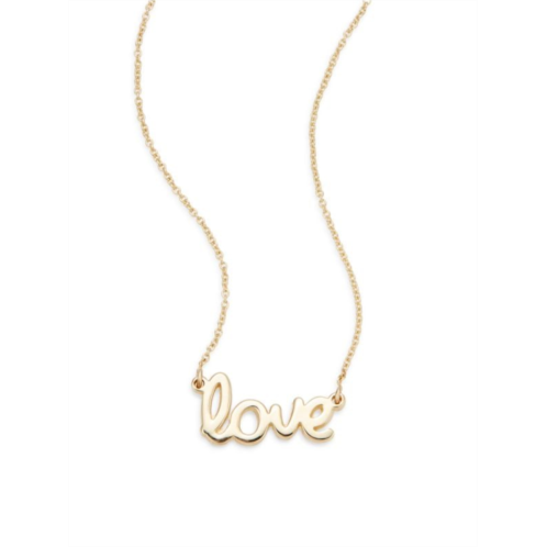 Saks Fifth Avenue 14K Yellow Gold Love Necklace