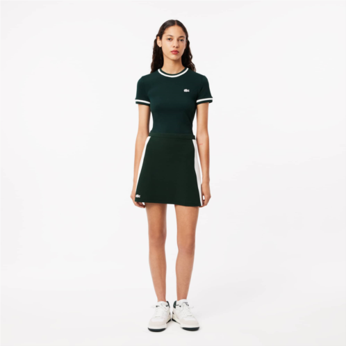 Lacoste Womens Made In France Pique Skirt