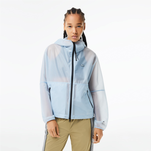 Lacoste Womens Transparent Windbreaker