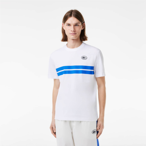 Lacoste Mens Print Back Cotton T-Shirt