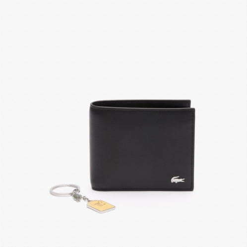 Lacoste Mens Wallet & Polo Key Chain Gift Set
