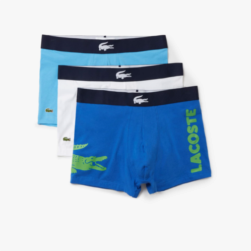 Lacoste 3-Pack Assorted Trunks
