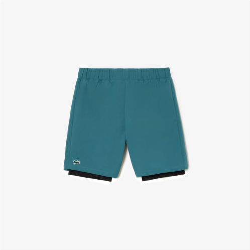 Lacoste Mens Lined Ultra Dry Sport Shorts