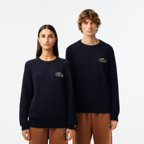 Lacoste Unisex Organic Cotton Crew Neck Sweater