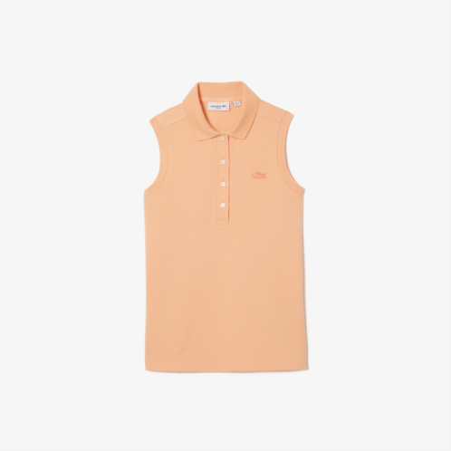 Lacoste Womens L.12.D Slim Fit Sleeveless Polo