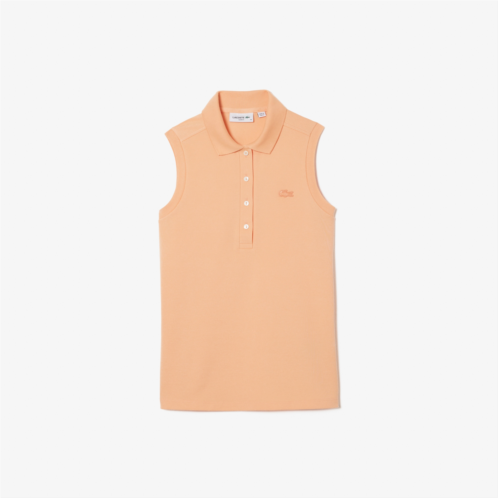 Lacoste Womens Slim Fit L.12.D Sleeveless Stretch Polo