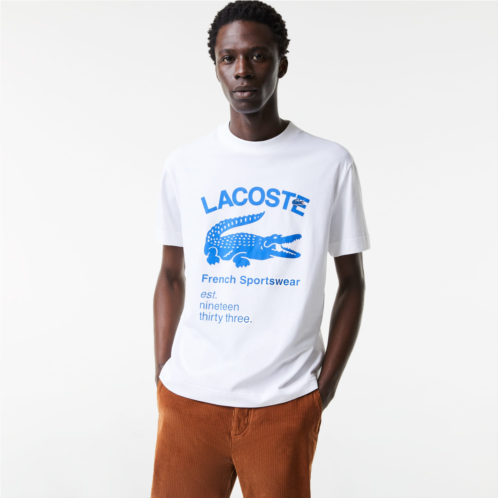 Lacoste Mens Relaxed Fit Crocodile T-Shirt