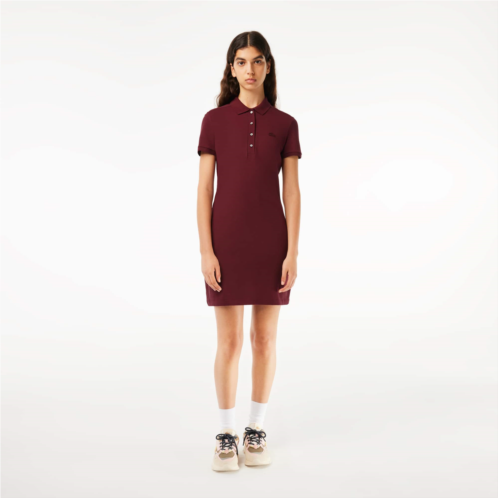 Lacoste Womens Stretch Pique Polo Dress