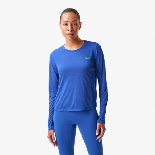 Womens Lacoste x Bandier Pro Featherweight Long Sleeve