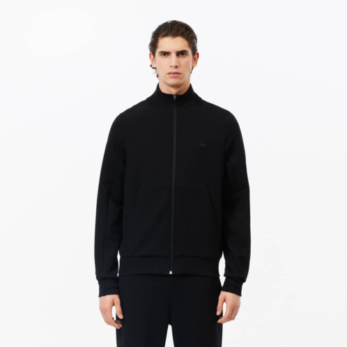 Lacoste Mens High-Neck Zip-Up Sweatshirt