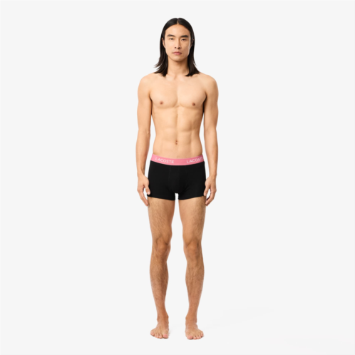 Lacoste Mens Cotton Jersey Trunks 5-Pack