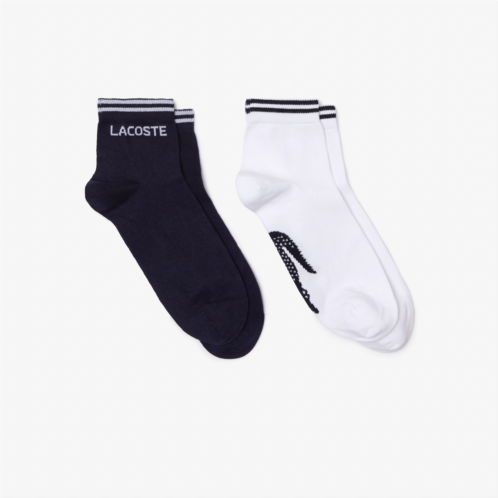 Lacoste Unisex SPORT 2-Pack Low Cotton Socks