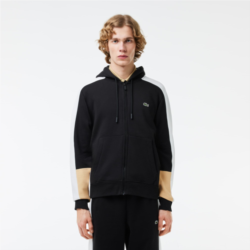 Lacoste Mens Zip-Up Colorblock Hoodie