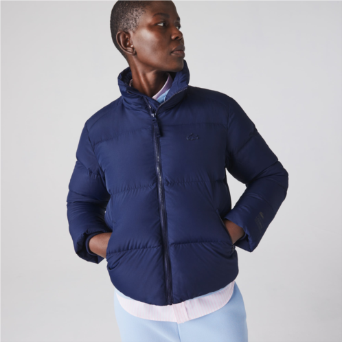 Lacoste Womens Stowable Hood Puffer Jacket