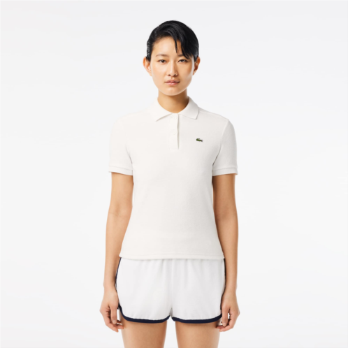 Lacoste Womens Slim Fit Terry Knit Polo