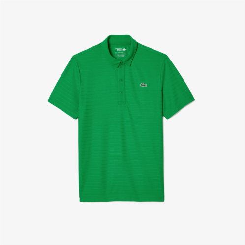 Lacoste Mens SPORT Textured Breathable Golf Polo