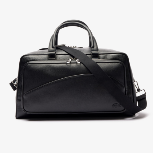 Lacoste Mens Angy Grain Leather Weekend Bag