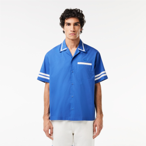 Lacoste Mens Branded Back Cotton Twill Shirt