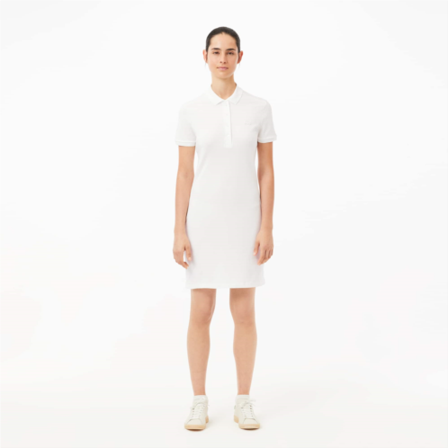 Lacoste Womens Stretch Pique Polo Dress