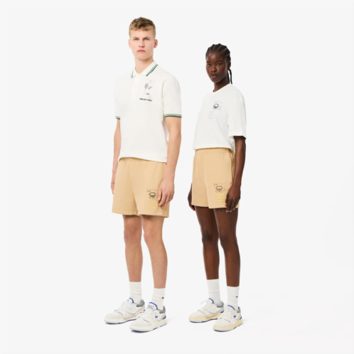 Lacoste Unisex Graphic Motif Pique Shorts