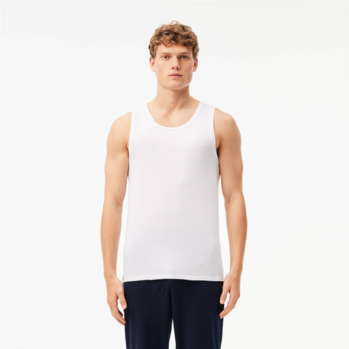 Lacoste Mens 3-Pack Stretch Cotton Tank Tops