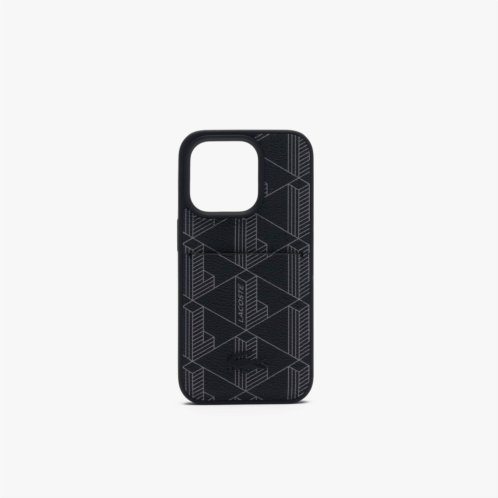 Lacoste Unisex The Blend Croc Print iPhone 15 Pro Case
