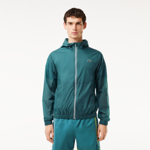 Lacoste Mens Lightweight Water-Repellent Sport Jacket