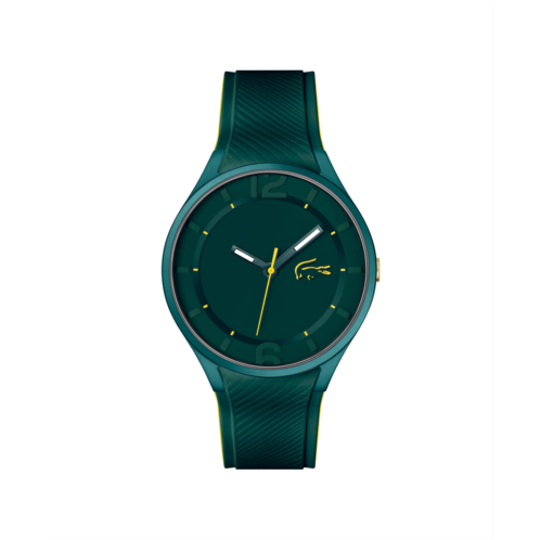 Lacoste Mens Ollie Three Hand Green Silicone Watch