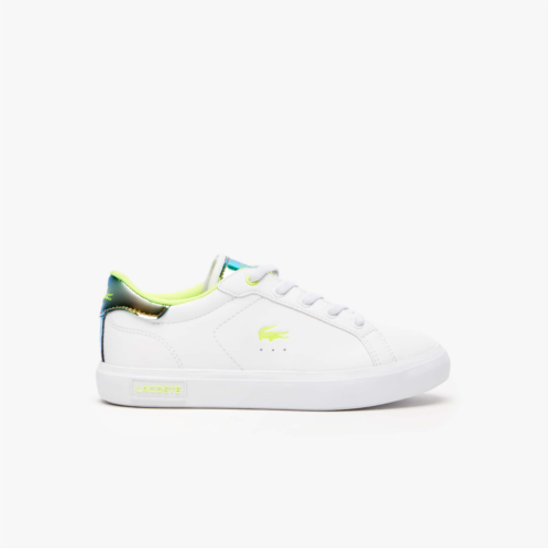 Lacoste Childrens Powercourt Heel Pop Sneakers