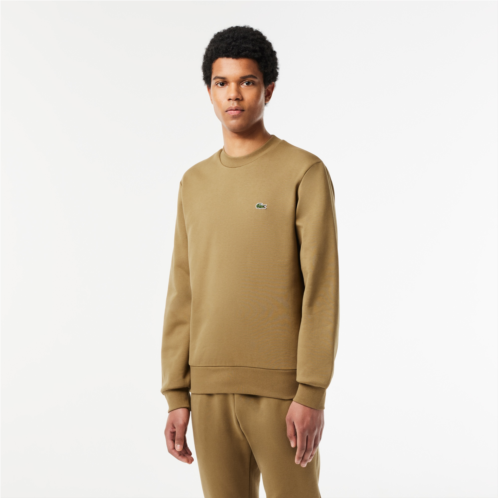 Lacoste Mens Fleece Crew Neck Sweatshirt