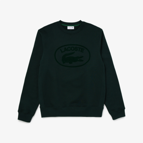 Lacoste Mens Relaxed Fit Organic Cotton Sweatshirt