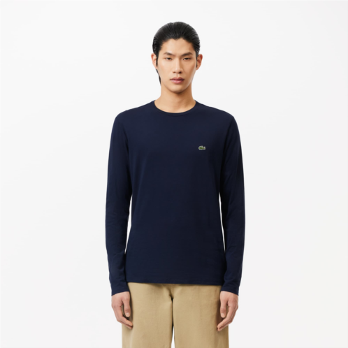 Lacoste Mens Long Sleeve Pima Cotton T-Shirt