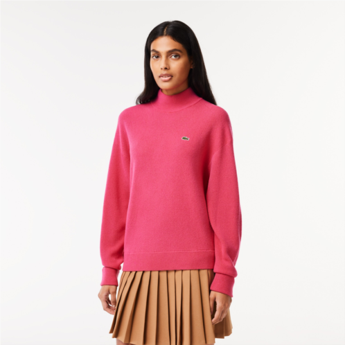 Lacoste Wool High Neck Sweater