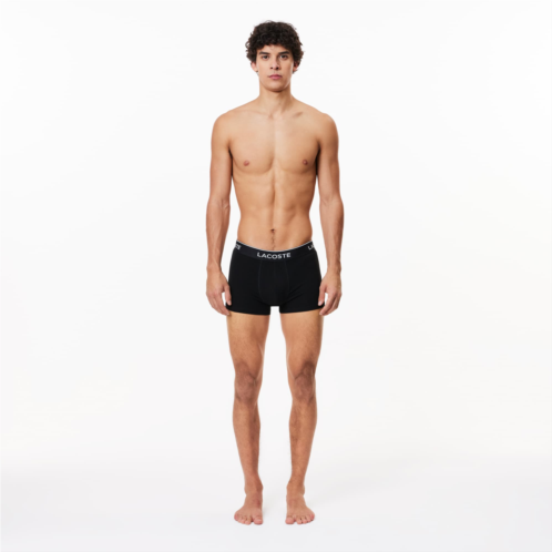 Lacoste Mens 3-Pack Stretch Trunks