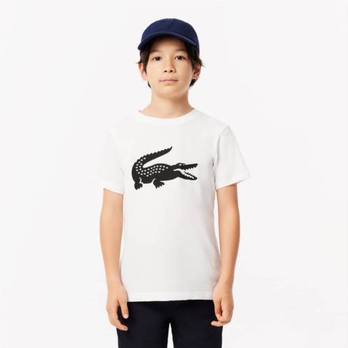 Lacoste Kids Oversized Technical Cotton Tennis T-Shirt