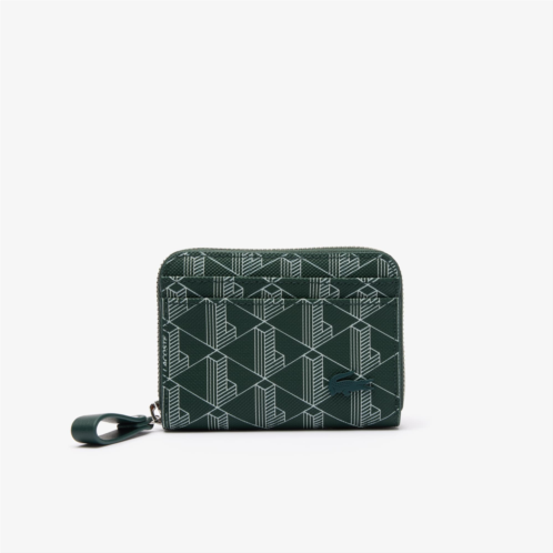 Lacoste Womens Monogram Zip Wallet