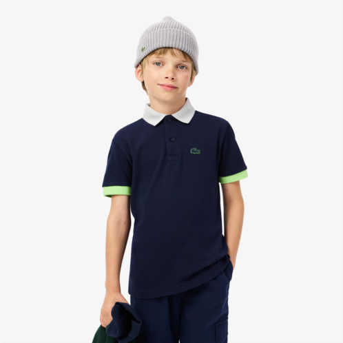 Lacoste Kids Colorblock Pique Polo