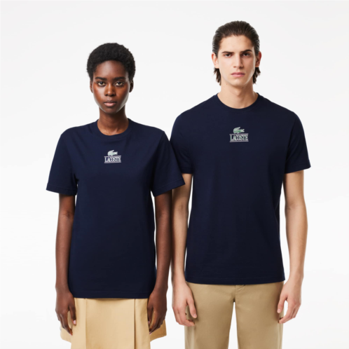 Lacoste Unisex Regular Fit Cotton Jersey Branded T-Shirt